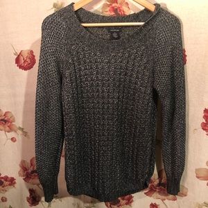 Calvin Klein Jeans Women’s Sparkly Grey Sweater